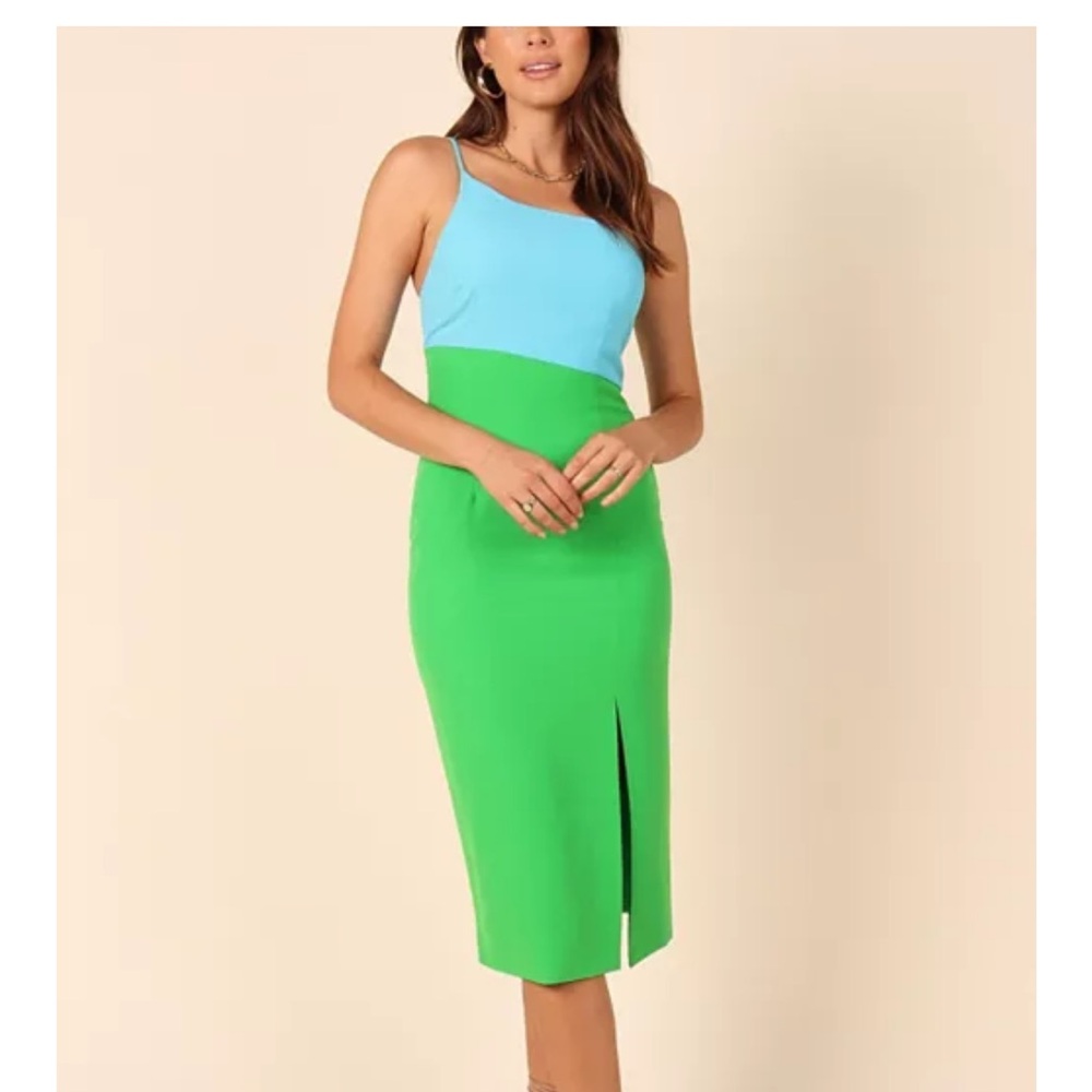 Petal & Pup Xiomar Colorblock Sleeveless Dress - Picture 2 of 10